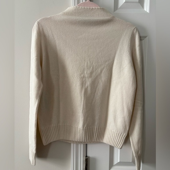 D. Exterior Cashmere Blend Mock Neck Sweater - Picture 4 of 10